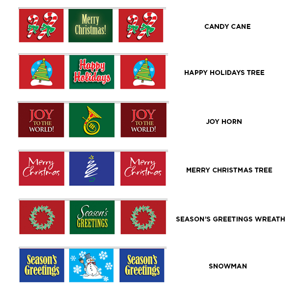 Holiday Pennant Strings